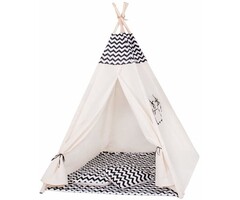 Viking Choice Kindertipi Zebra-Design | 100% Baumwolle | Bis zu 33% Rabatt