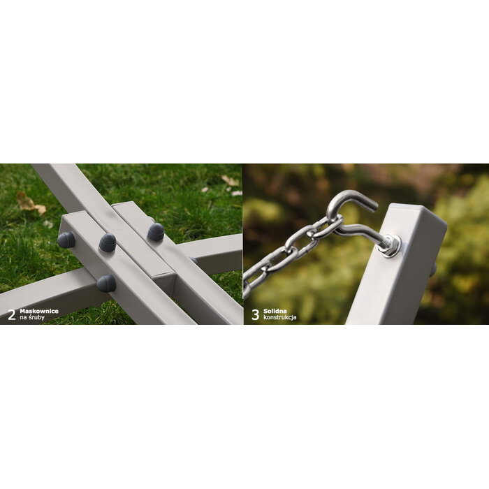 Viking Choice Hängemattengestell weiß 363x130cm bis 220kg - bis zu 34% Rabatt