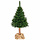 Künstlicher Weihnachtsbaum 220 cm, Echtholzstamm - bis zu 33% Rabatt