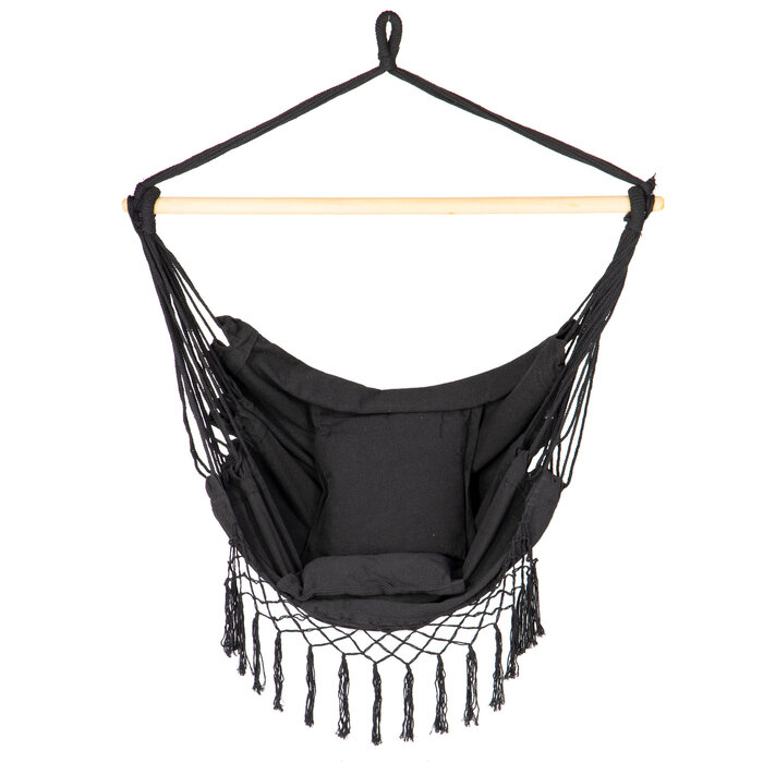 Viking Choice Brasilianischer Hängesessel Schwarz - Jetzt bis zu 32% Rabatt sichern!