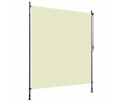 Vidaxl Außenrollo 200x270 cm Creme mit Kurbel - Jetzt bis zu 38% sparen