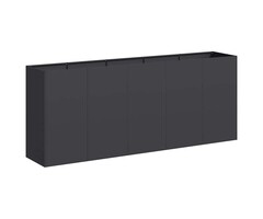 Vidaxl Großer Pflanzkübel aus Stahl 200x40x80cm - jetzt bis zu 26% Rabatt sichern