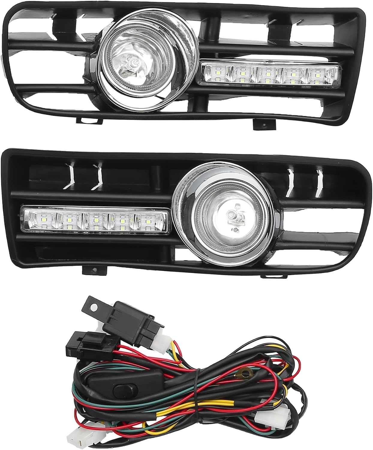 Frontstoßstangengrill mit LED für VW Golf 1997-2004 - bis zu 79% Rabatt