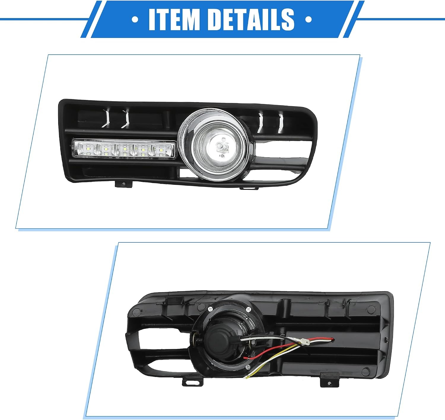 Frontstoßstangengrill mit LED für VW Golf 1997-2004 - bis zu 79% Rabatt