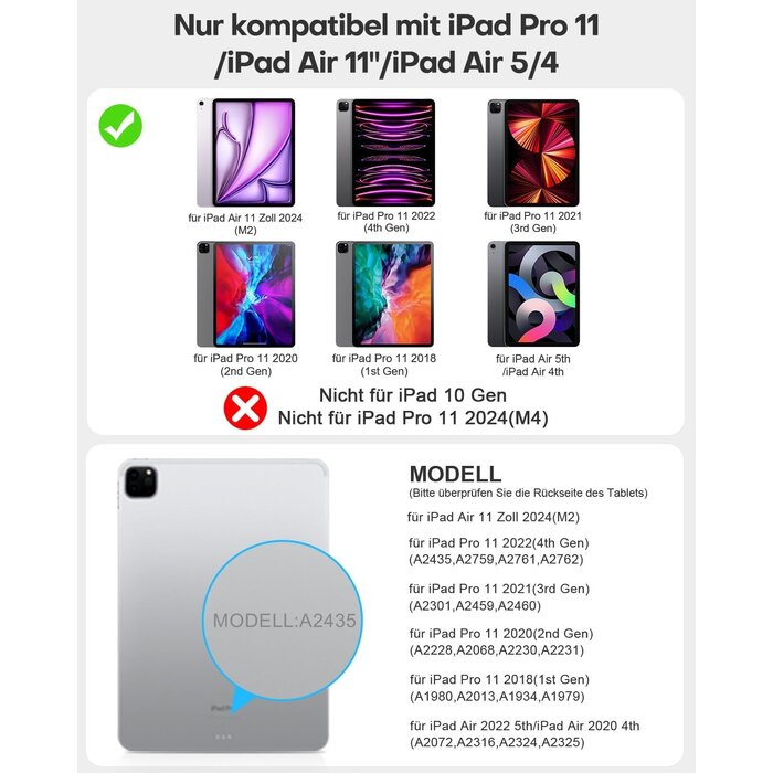iPad Tastaturhülle mit Trackpad für 11 Zoll - Jetzt bis zu 34% günstiger!