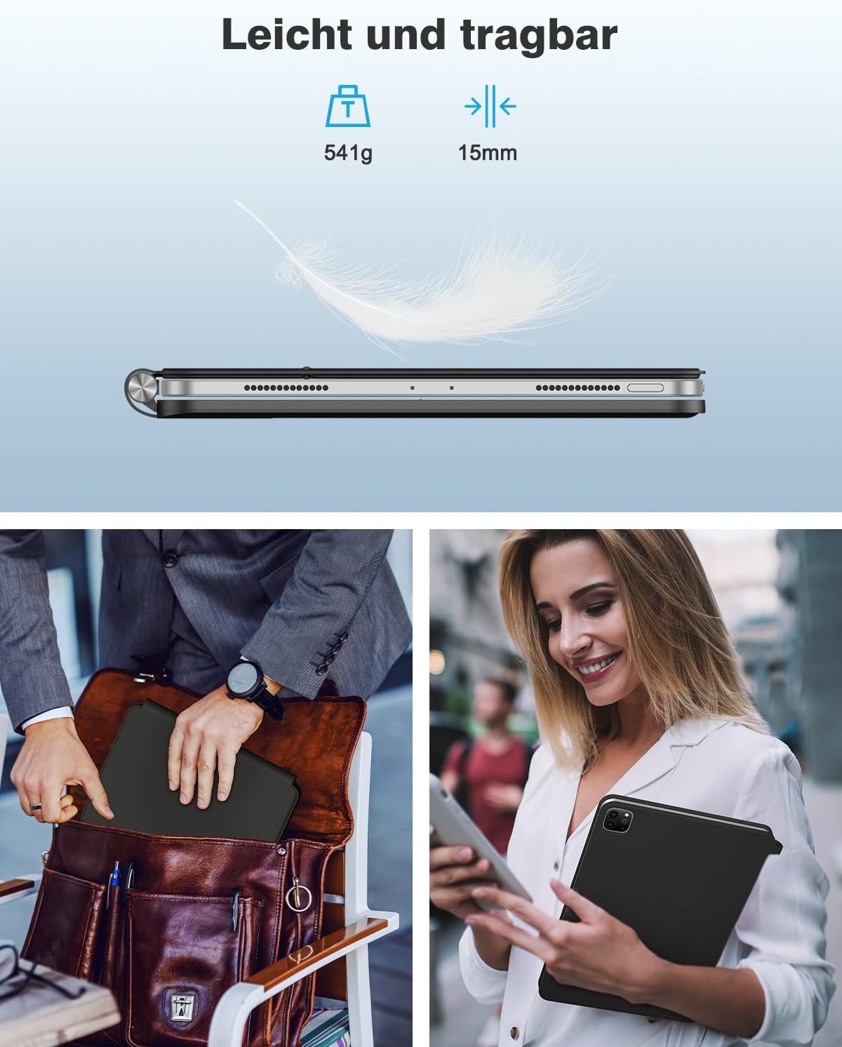 iPad Tastaturhülle mit Trackpad für 11 Zoll - Jetzt bis zu 34% günstiger!