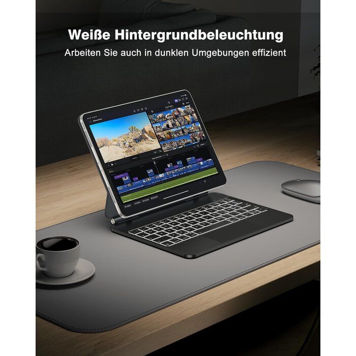 iPad Tastaturhülle mit Trackpad für 11 Zoll - Jetzt bis zu 34% günstiger!