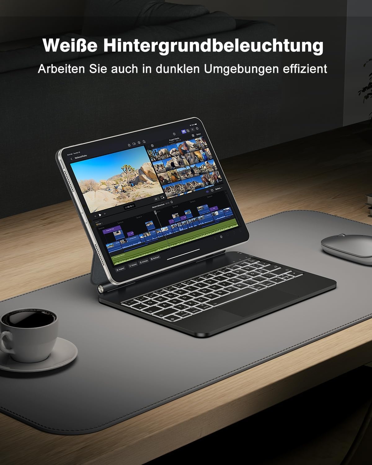 iPad Tastaturhülle mit Trackpad für 11 Zoll - Jetzt bis zu 34% günstiger!