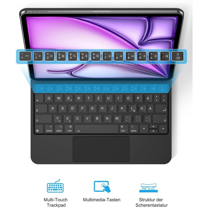 iPad Tastaturhülle mit Trackpad für 11 Zoll - Jetzt bis zu 34% günstiger!