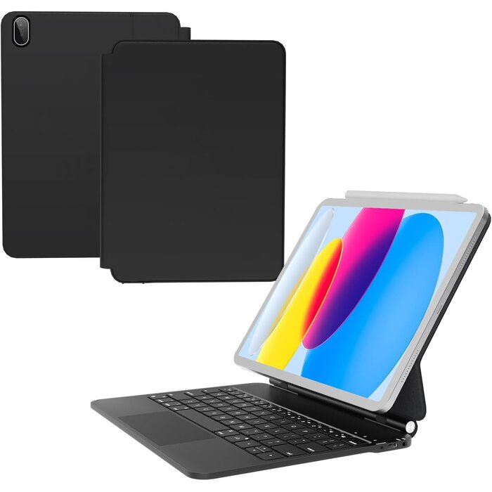 Tastatur-Schutzhülle für iPad 10. Gen - Mit Trackpad & 7-Farben-Licht - bis 34%