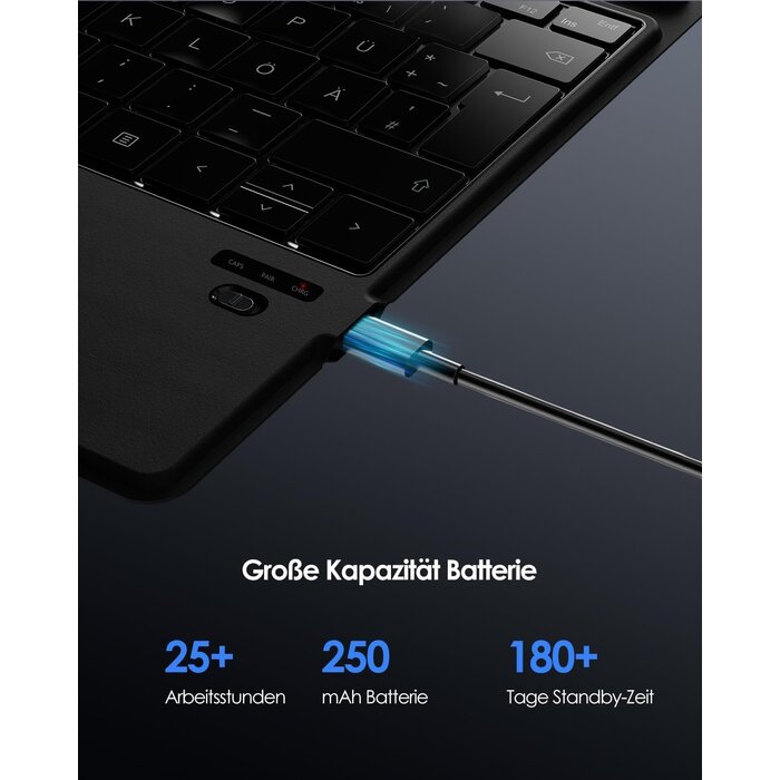 Bluetooth-Tastatur für Surface Pro 8/9/X mit Trackpad - bis zu 33% günstiger