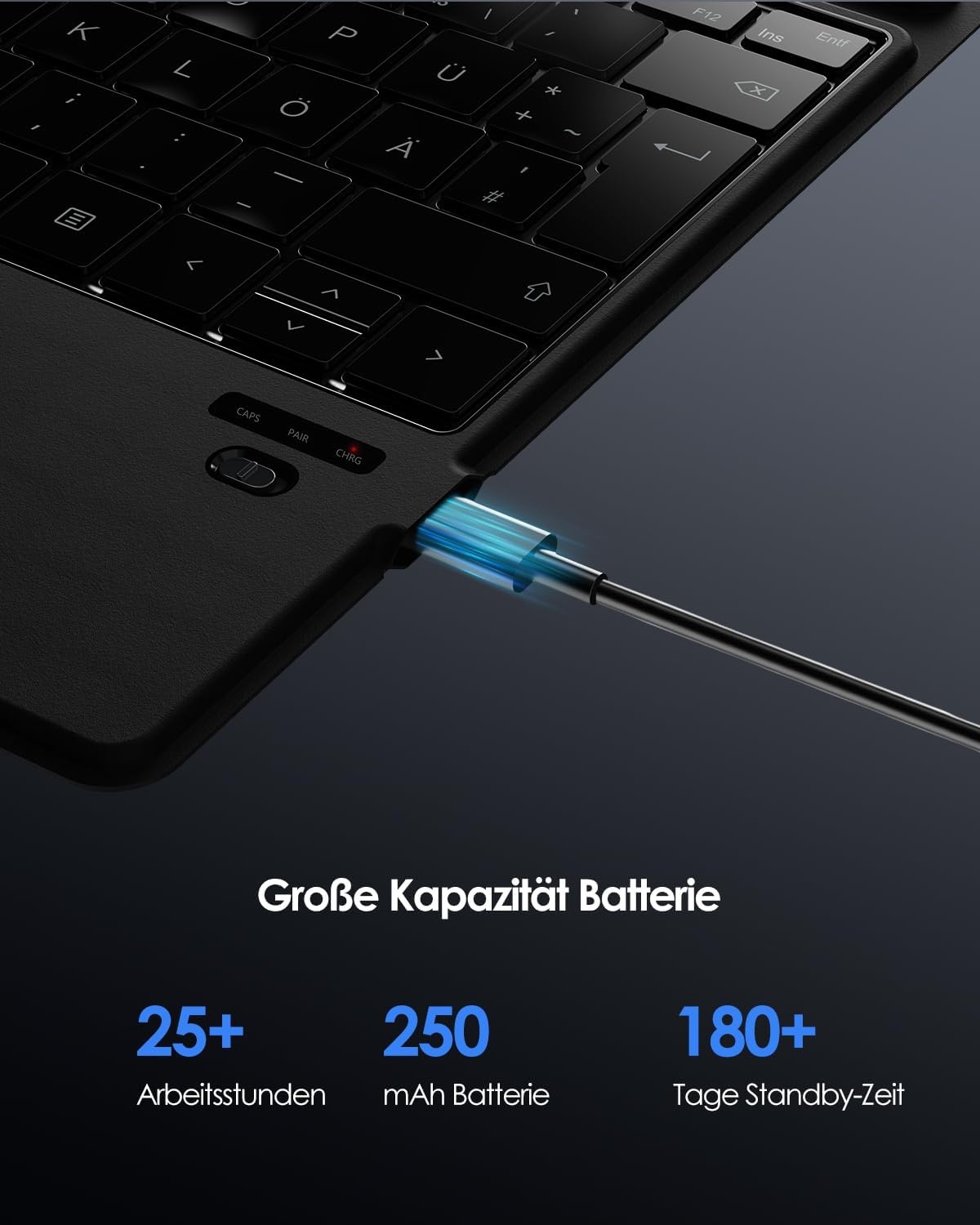 Bluetooth-Tastatur für Surface Pro 8/9/X mit Trackpad - bis zu 33% günstiger