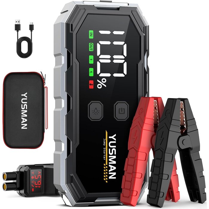 Starthilfe Powerbank 12 V - 6000 A für Auto & USB-Geräte - bis zu 32% Rabatt