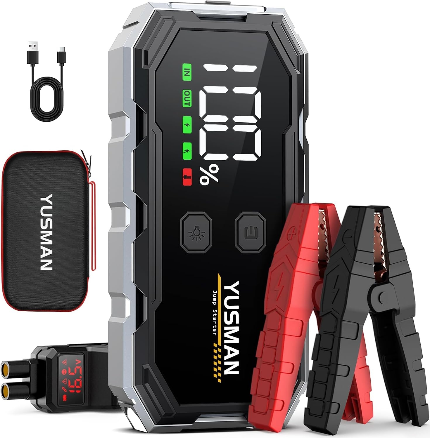 Starthilfe Powerbank 12 V - 6000 A für Auto & USB-Geräte - bis zu 32% Rabatt
