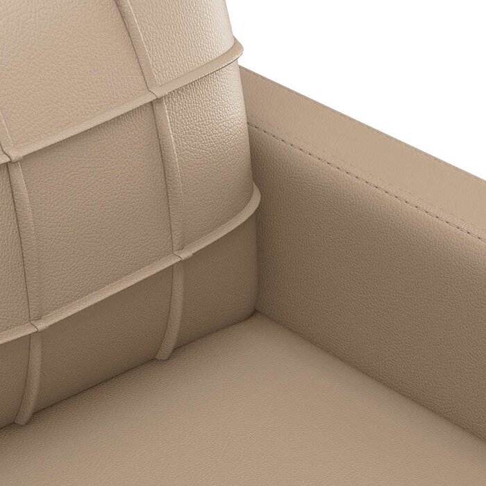 Vidaxl 2-Sitzer Sofa 140 cm Kunstleder Cappuccino - bis zu 30% sparen