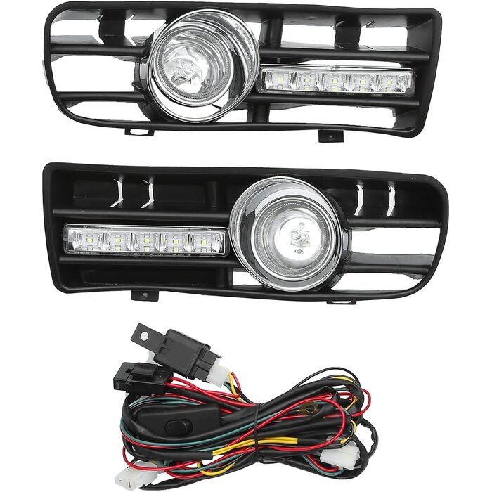 Frontstoßstangen-Grill mit LED für VW Golf (97-04) - Bis zu 79% günstiger