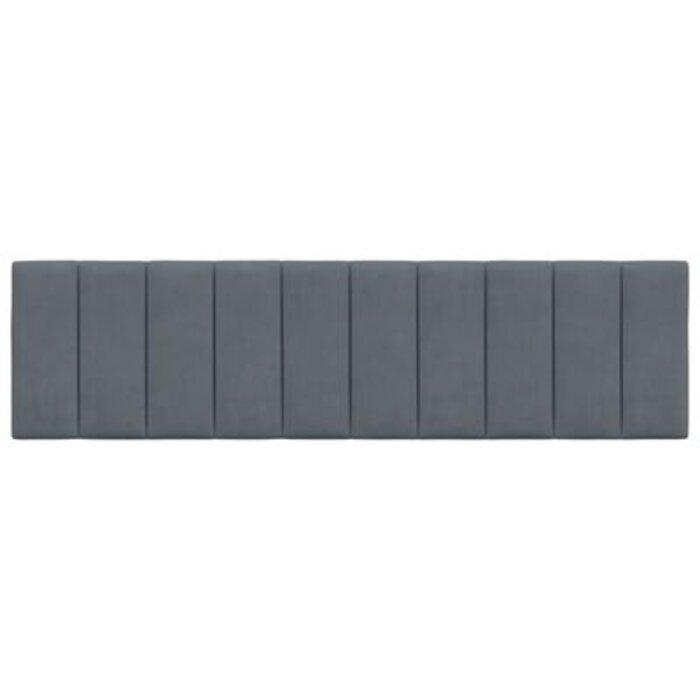Vidaxl Samt-Kopfkissen 180 cm, Dunkelgrau - Luxuriöses Schlafzimmer-Upgrade, bis zu 33%