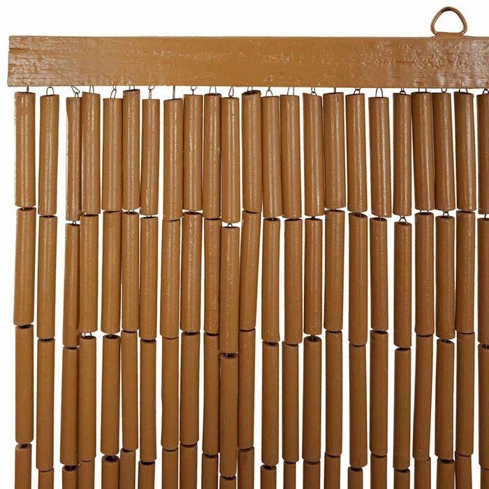 Vidaxl Dekorativer Bambus-Türvorhang Palmen-Print 90x220cm - Bis zu 34% Rabatt