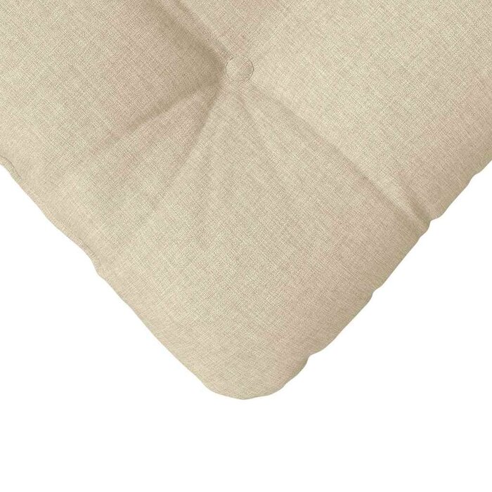 Vidaxl 4er-Set Sitzkissen Creme 45x45x12 cm - Jetzt bis zu 32% günstiger