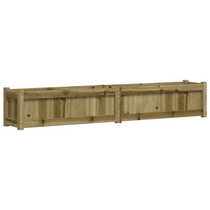 Vidaxl 2er Set Pflanzkübel Kiefernholz 180x31x31 cm - Jetzt bis zu 35% sparen