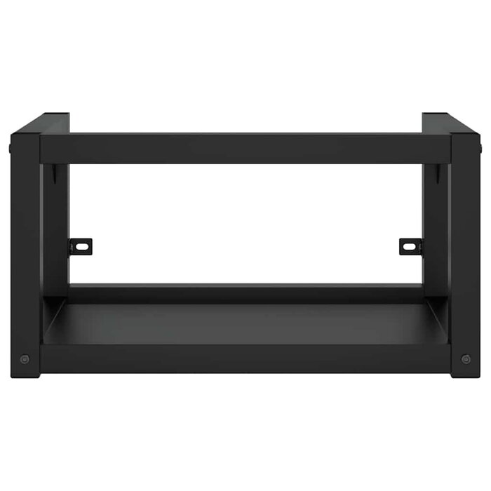 Vidaxl Waschtischrahmen zur Wandmontage, Schwarz, 59x38x31 cm - bis zu 33% sparen
