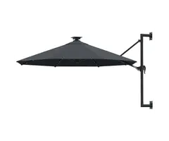 Vidaxl Wandschirm mit LED 300 cm Anthrazit - platzsparend & bis zu 41% günstiger