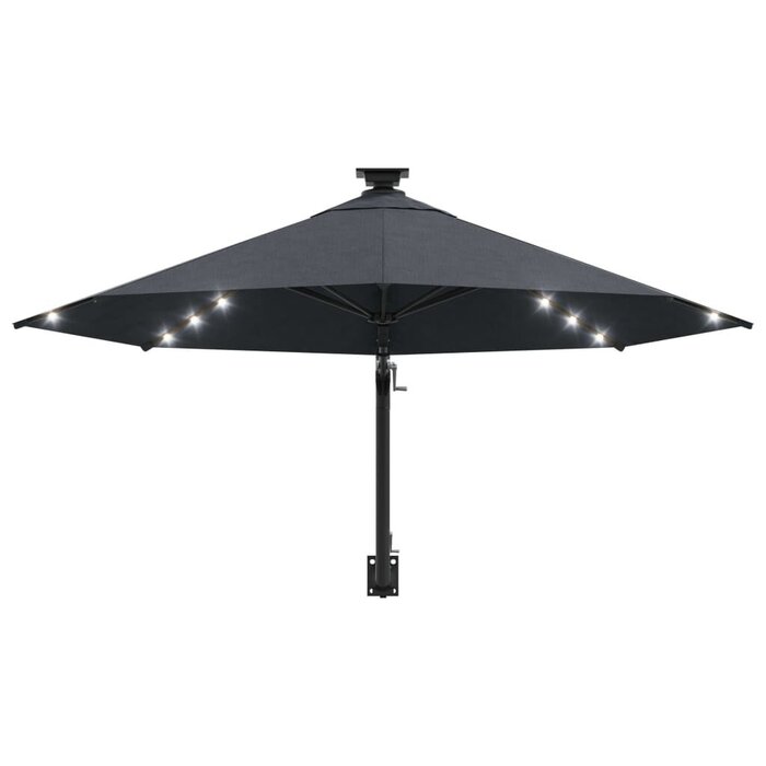 Vidaxl Wandschirm mit LED 300 cm Anthrazit - platzsparend & bis zu 35% Rabatt