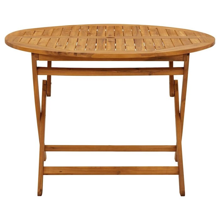 Vidaxl Klapptisch Akazie 110 cm - Massivholz Gartenmöbel - bis zu 35% Rabatt