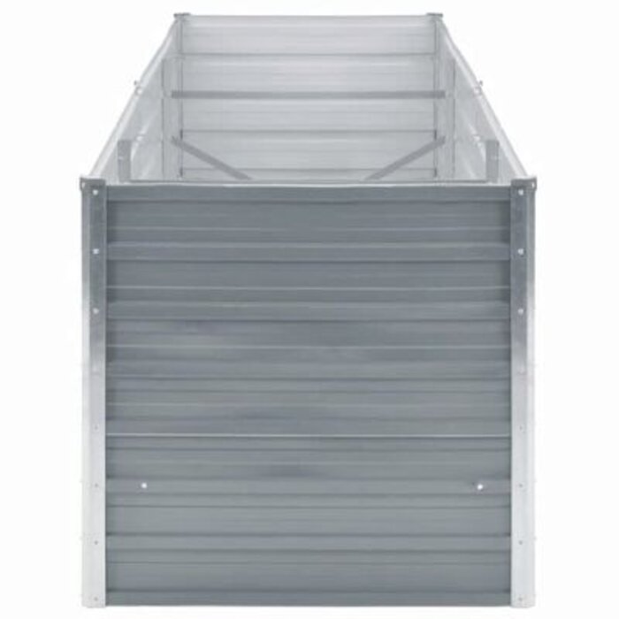 Vidaxl Großes Hochbeet aus verzinktem Stahl 240x80x77cm - Jetzt bis zu 34% Rabatt