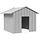 Robuste Hundehütte mit Dach 131x101x102 cm - Grau - bis zu 35% Rabatt