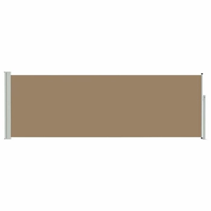 Vidaxl Ausziehbare Seitenmarkise 500x100 cm, taupe - bis zu 34% Rabatt