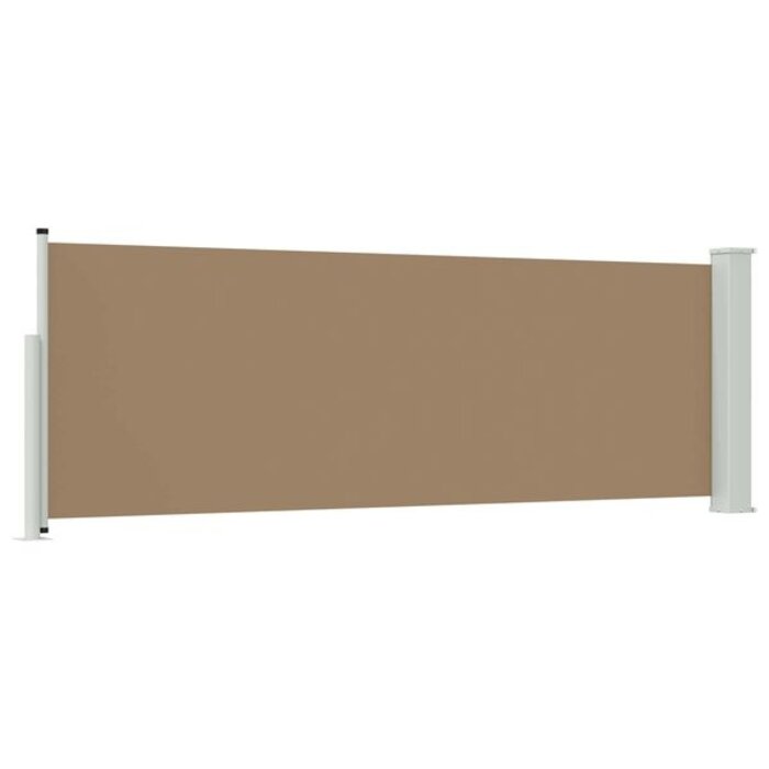 Vidaxl Ausziehbare Seitenmarkise 500x100 cm, taupe - bis zu 34% Rabatt