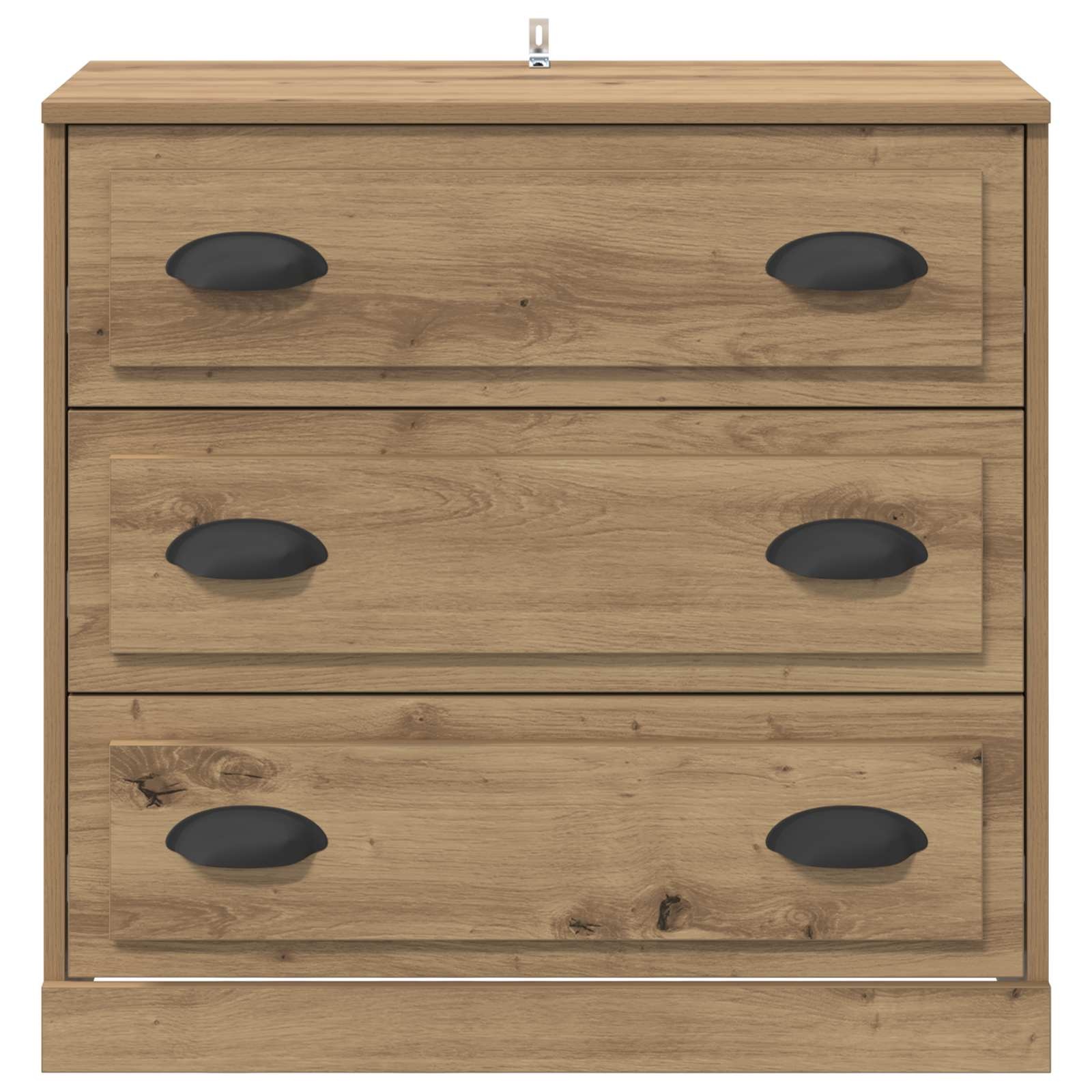 Vidaxl Sideboard Artisan-Eiche mit 3 Schubladen - bis zu 34% Rabatt