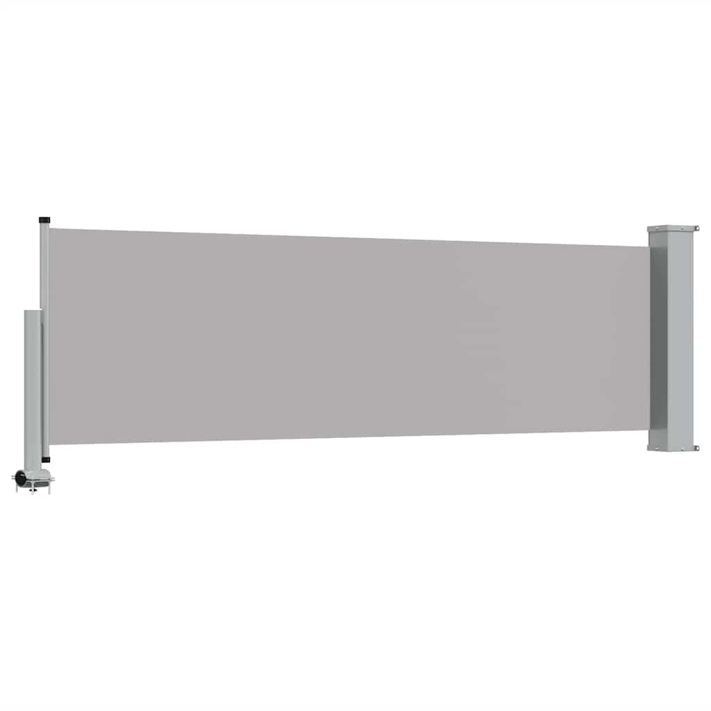 Vidaxl Ausziehbare Seitenmarkise 80x300cm Grau - Bis zu 34% sparen!