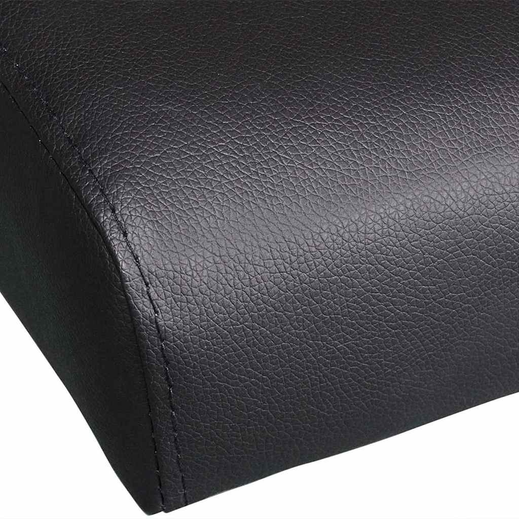 Vidaxl Modernes Schlafsofa Kunstleder Schwarz - 168 cm - jetzt bis zu 35% sparen