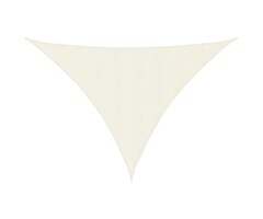 Vidaxl Sonnensegel Dreieckig 3x4x5m - Schattenspender in Creme - bis zu 46% sparen