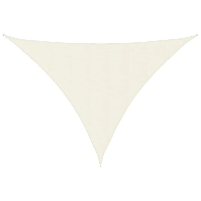 Vidaxl Sonnensegel Dreieck 3x4x5m - Schattenspender in Creme - bis zu 31% reduziert