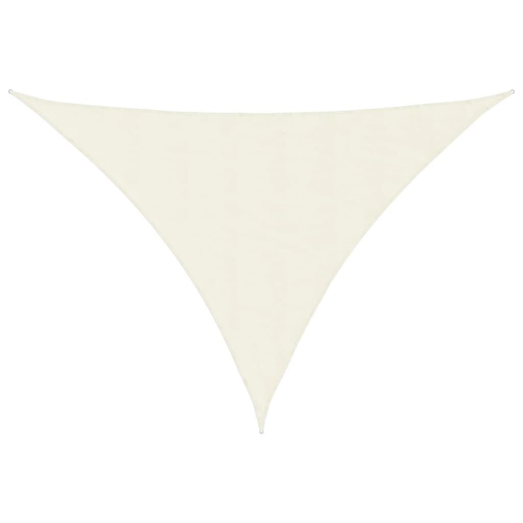 Vidaxl Sonnensegel Dreieck 3x4x5m - Schattenspender in Creme - bis zu 31% reduziert