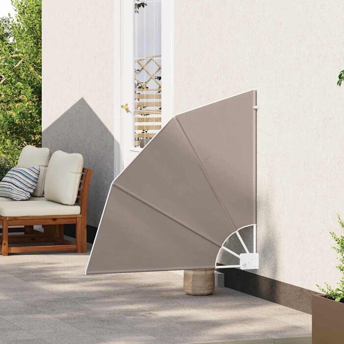 Vidaxl Balkonsichtschutz 115x115 cm Taupe - Jetzt bis zu 33% günstiger sichern