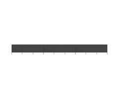 Vidaxl 9-Paneel Windschutz 1200x160 cm Anthrazit - bis zu 41% Rabatt im Outlet