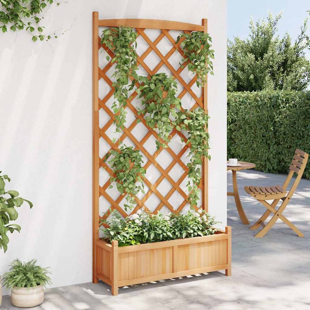 Vidaxl Pflanzkübel mit Rankgitter aus Fichtenholz, 90x180 cm - bis zu 34% sparen