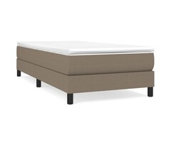 Vidaxl Stilvolles Stoffbett Taupe 90x190 cm - Sparen Sie bis zu 40% im Outlet