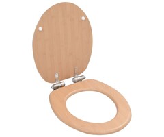 Vidaxl WC-Sitz Bambus-Optik mit Absenkautomatik - bis zu 33% Rabatt
