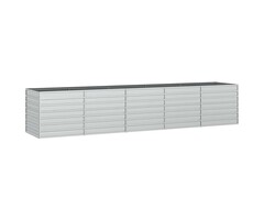 Vidaxl XL Hochbeet aus verzinktem Stahl 400x80x77 cm - bis zu 35% reduziert
