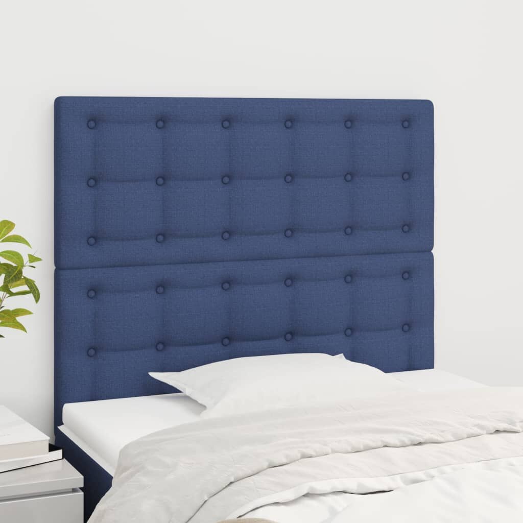 Vidaxl 2er Set Kopfteil Blau 90x78/88 cm - Höhenverstellbar - bis zu 33% reduziert
