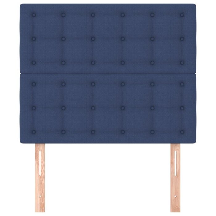 Vidaxl 2er Set Kopfteil Blau 90x78/88 cm - Höhenverstellbar - bis zu 33% reduziert