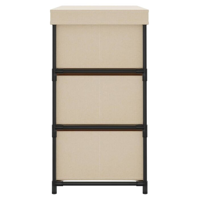 Vidaxl Moderne Kommode mit 6 Schubladen, Cremefarben, 55x29x55 cm - bis zu 33% Rabatt
