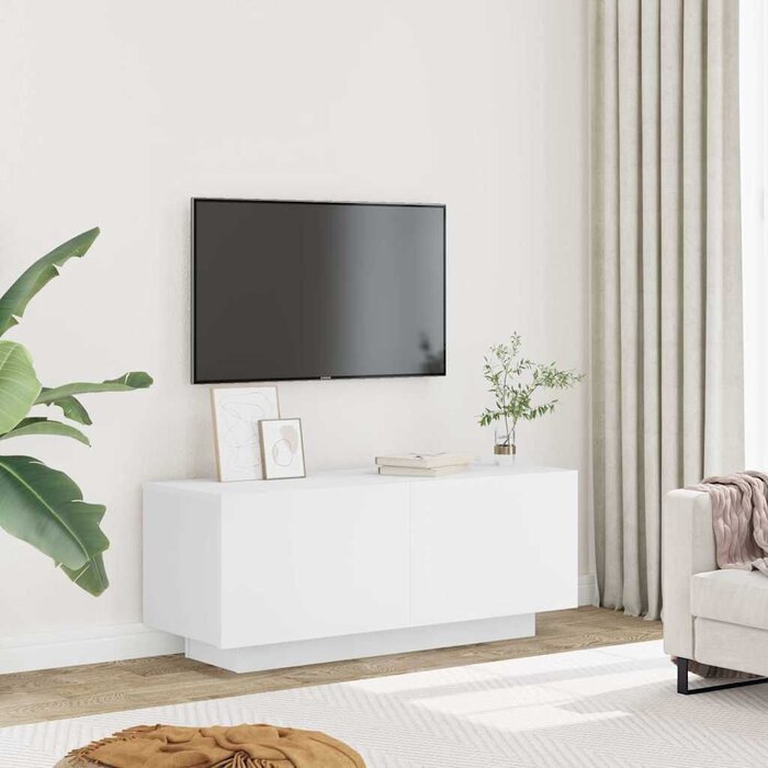 Vidaxl Weißer TV-Schrank 100x35x40 cm - Bis zu 34% sparen