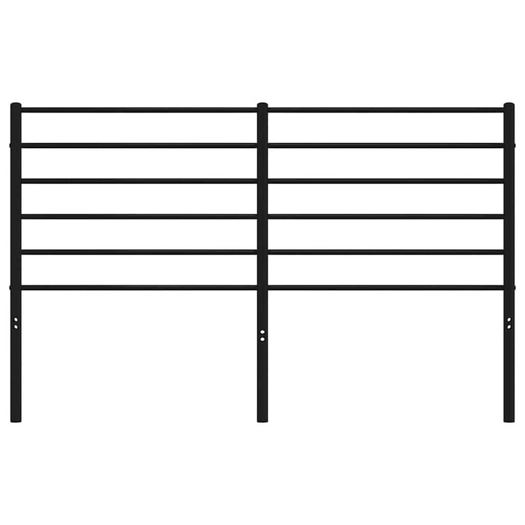 Vidaxl Metall-Bettkopfteil Schwarz 120 cm - 72% Rabatt - Outlet