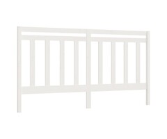 Vidaxl Bett-Kopfteil aus massivem Kiefernholz, Weiß, 206x100 cm - bis zu 57% Rabatt